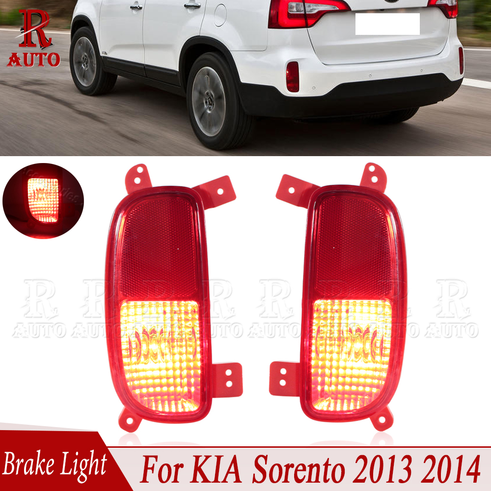 R-AUTO pour KIA Sorento 2013 2014 pare-chocs arrière réflecteur feu arrière feu stop voiture feu stop arrière 92405-2P850 92406-2P850