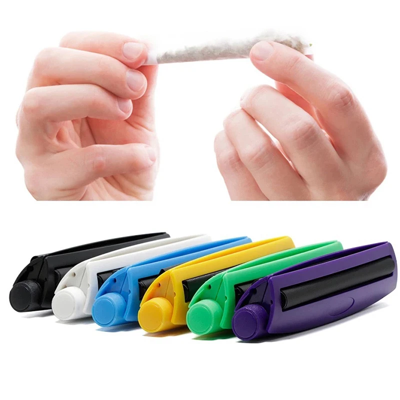Rodillo de cigarrillos de plástico, cono multifuncional, relleno de cigarrillos Manual, rodillo de cigarrillos portátil