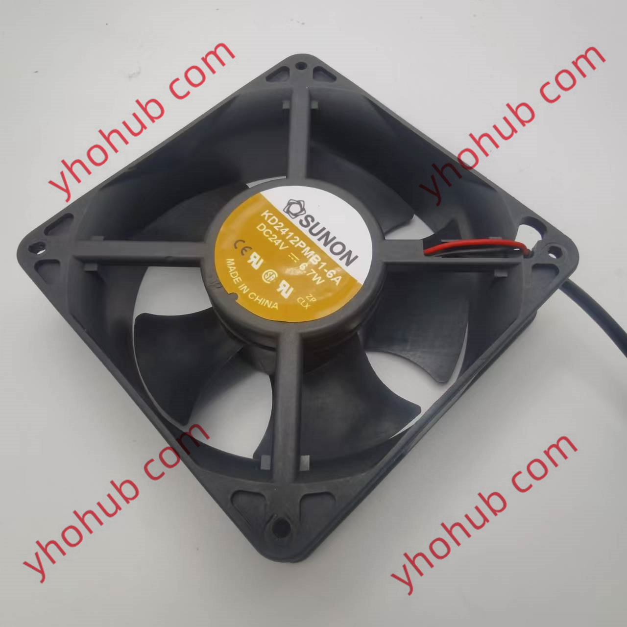SUNON KD2412PMB1-6A – ventilateur de refroidissement de serveur, 24V DC, 6.7W, 120x120x38mm