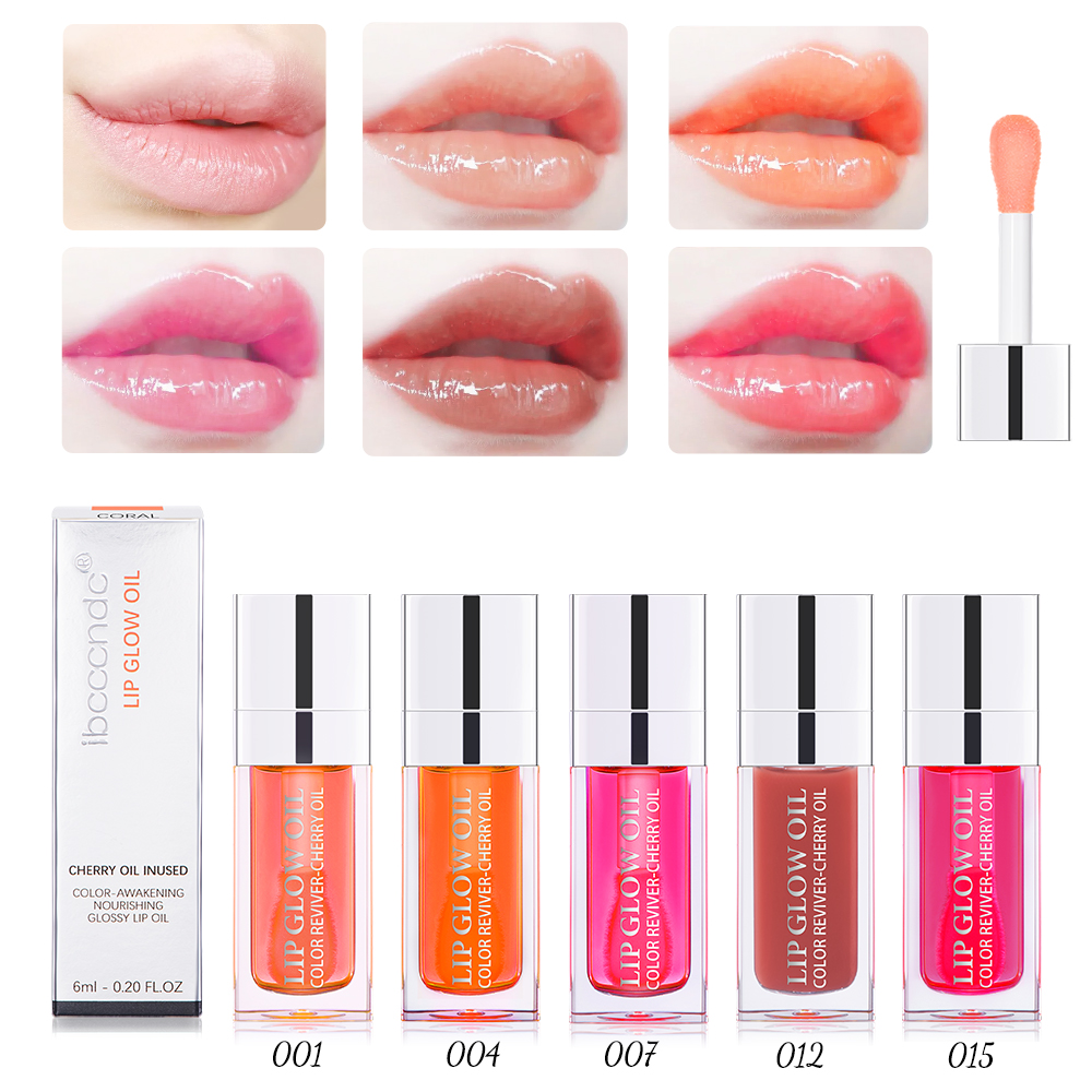 Crystal Jelly Hydraterende Lipolie Opvullende Lipgloss Make-Up Sexy Mollige Lip Glow Olie Getinte Lip Voller 6 ml 1 Stuk