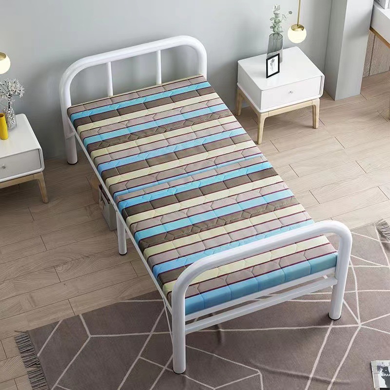Opklapbed eenpersoons lunchpauzebed huishoudelijk eenvoudig bed voor begeleiding kantoor huurkamer dutje tweepersoons campingbed groothandel