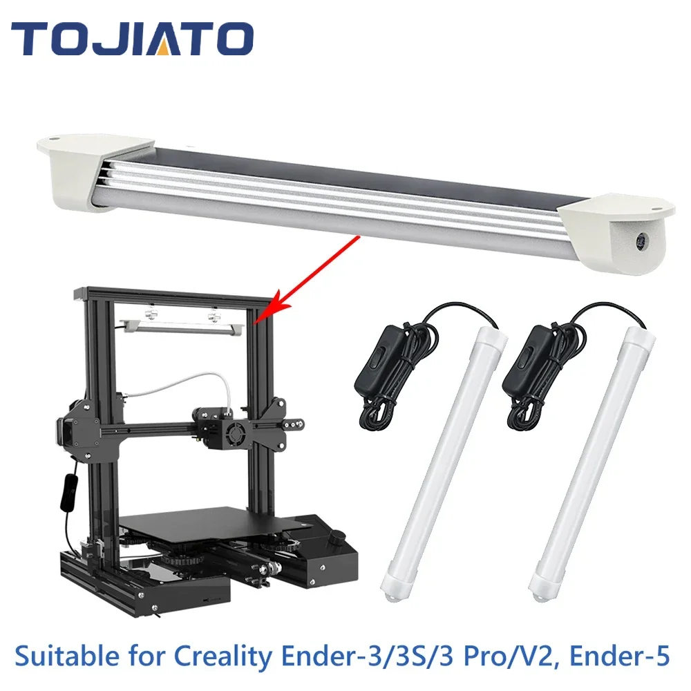 Drukarka 3D LED Strip Light 24V zestaw do modernizacji żarówki oświetleniowej dla Creality Ender-3/3S/3 Pro/V2 Ender-5/5 Pro DIY akcesoria do drukarek