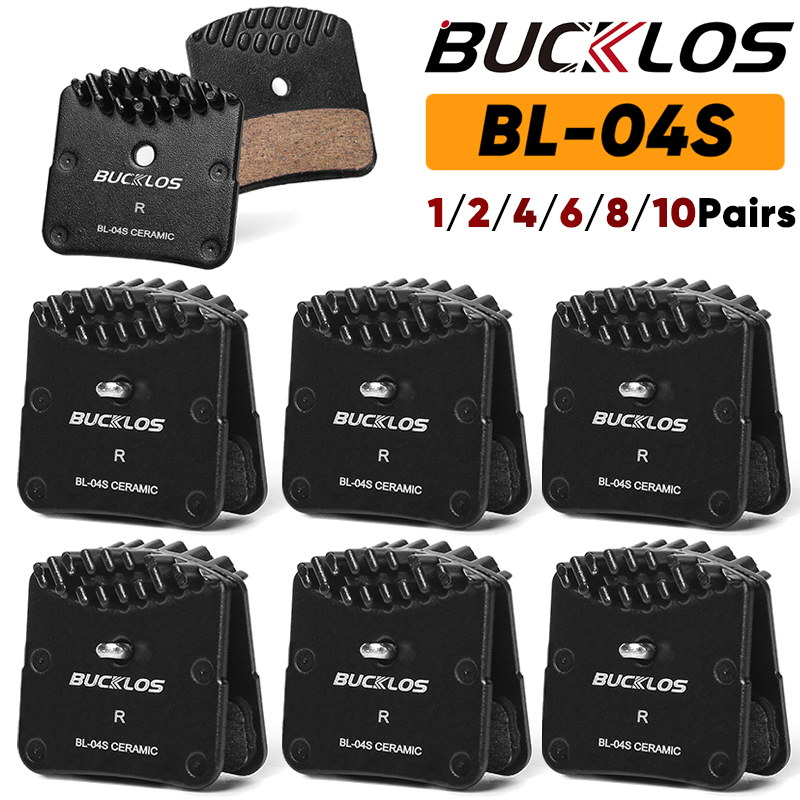 BUCKLOS Pastiglie freno a disco in ceramica per bicicletta Pastiglie freno idrauliche MTB per Shimano H03A D03S Pastiglie freno a disco bici per M640 M820 M8120
