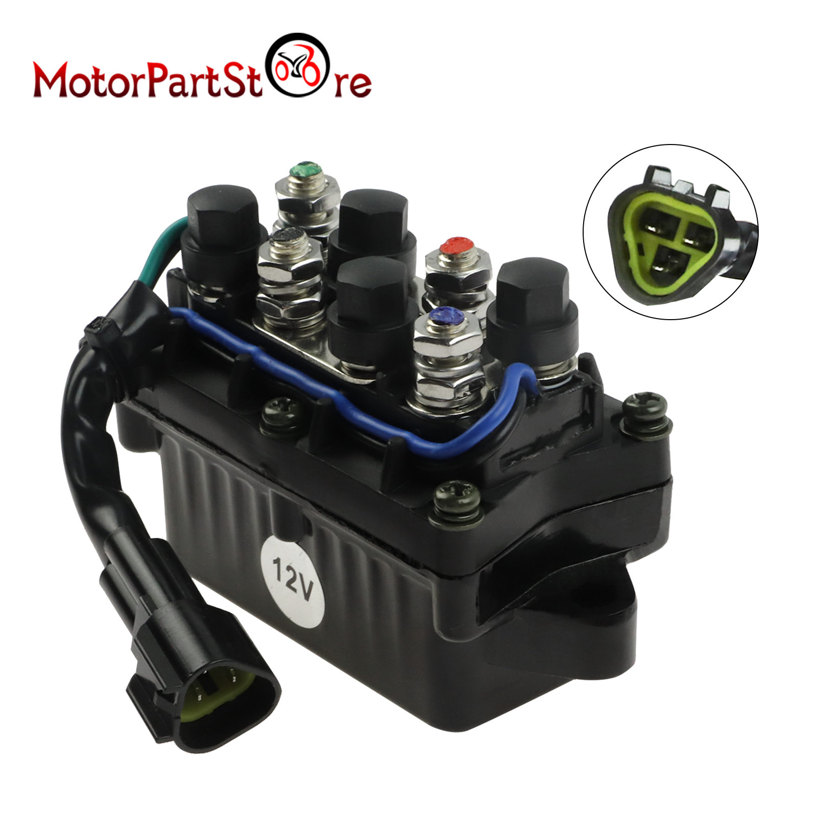 Relé de inclinación del relé de ajuste de potencia del Motor de 3 pines para fueraborda Yamaha de 2 y 4 tiempos 60 70 75 85 90 150 200 225 250HP 61A-81950-01-00
