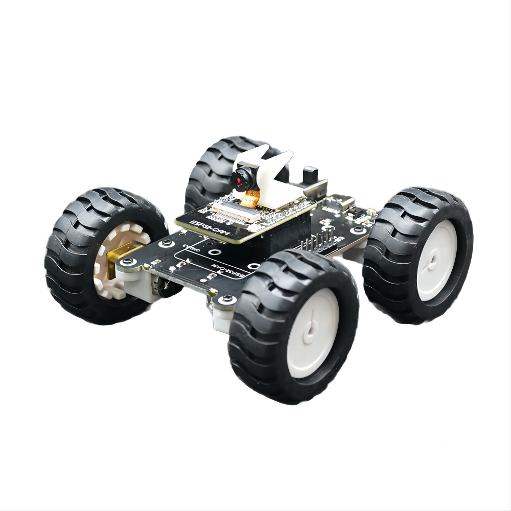 รถหุ่นยนต์ Esp32 tangki REMOTE CONTROL วิดีโอ Wi-Fi โมเดลหุ่นยนต์สำหรับ ESP32 Arduino พร้อมกล้องหุ่นยนต์ตั้งโปรแกรมได้รถถัง RC เว็บ/แอป