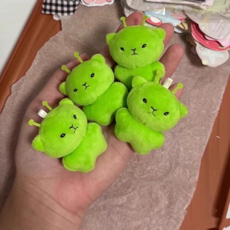 ตุ๊กตาแมวเอเลี่ยนจิ๋วมาใหม่ แฮนด์เมด น่ารักสุดๆ ของตกแต่งกระเป๋า ของขวัญสุดน่ารัก