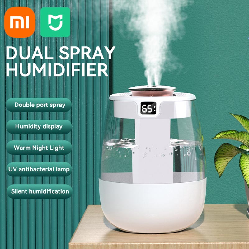 Xiaomi MIJIA увлажнитель воздуха 1300 мл ароматический увлажнитель двойной распылитель порт диффузор эфирного масла USB с подсветкой для домашнего офиса