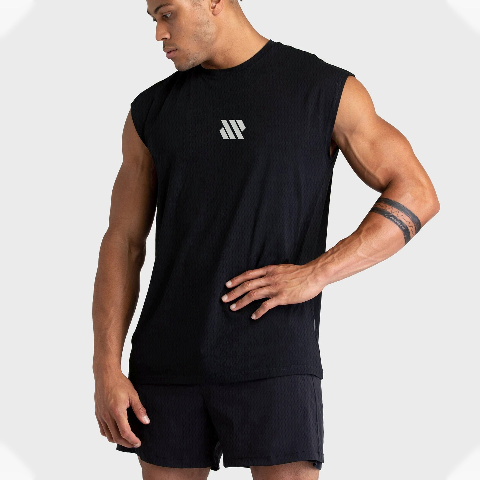 Camisa deportiva sin mangas para hombre, gimnasio, fitness, correr, chaleco de secado rápido, transpirable, suelto, entrenamiento, ropa de verano para hombre