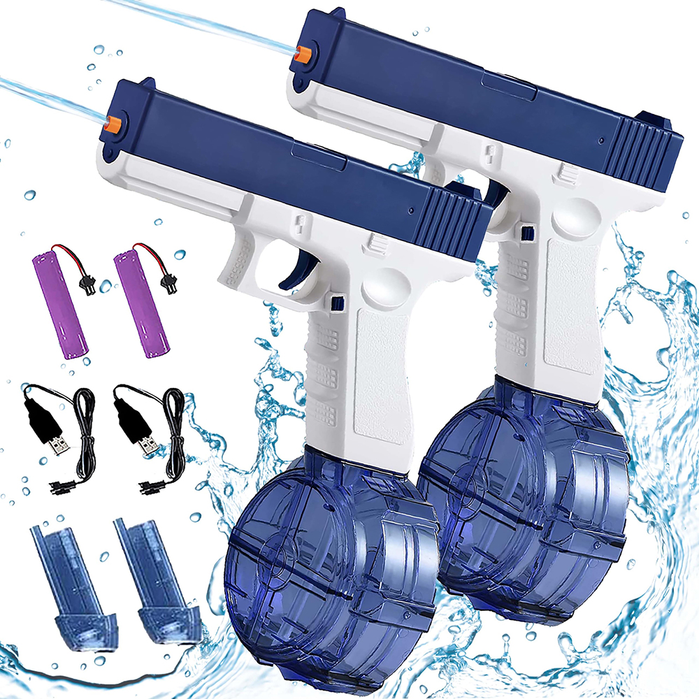 Elektrische waterpistool, oplaadbaar, automatisch & handmatig, bereik tot 32 ft, geschikt voor volwassenen & kinderen