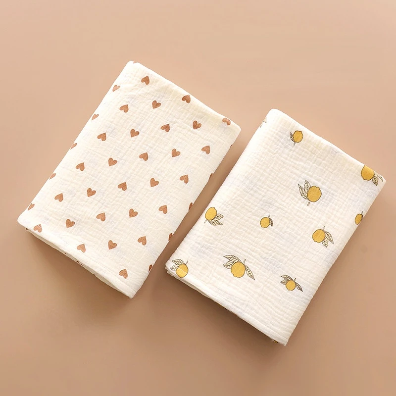 Ins cobertor de musselina para bebê, 2 camadas de algodão, cobertores para recém-nascidos, toalha de banho, roupa de cama de verão, itens para bebês, mãe e crianças