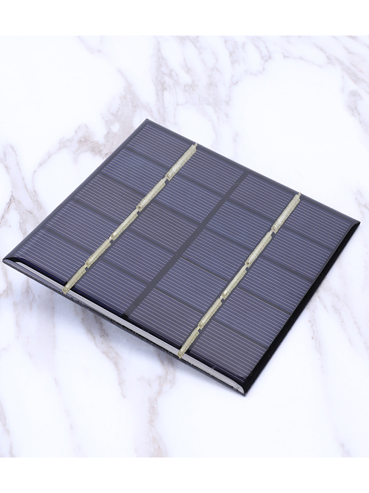 Pengisi daya Panel surya 3W 5V, Panel pengisi daya Panel surya fotovoltaik untuk lampu matahari untuk baterai 3.7V pengisi daya baterai/ponsel