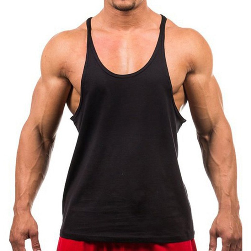 Camiseta de algodón sin mangas para hombre, chaleco para correr, gimnasio, entrenamiento, culturismo, nuevo estilo