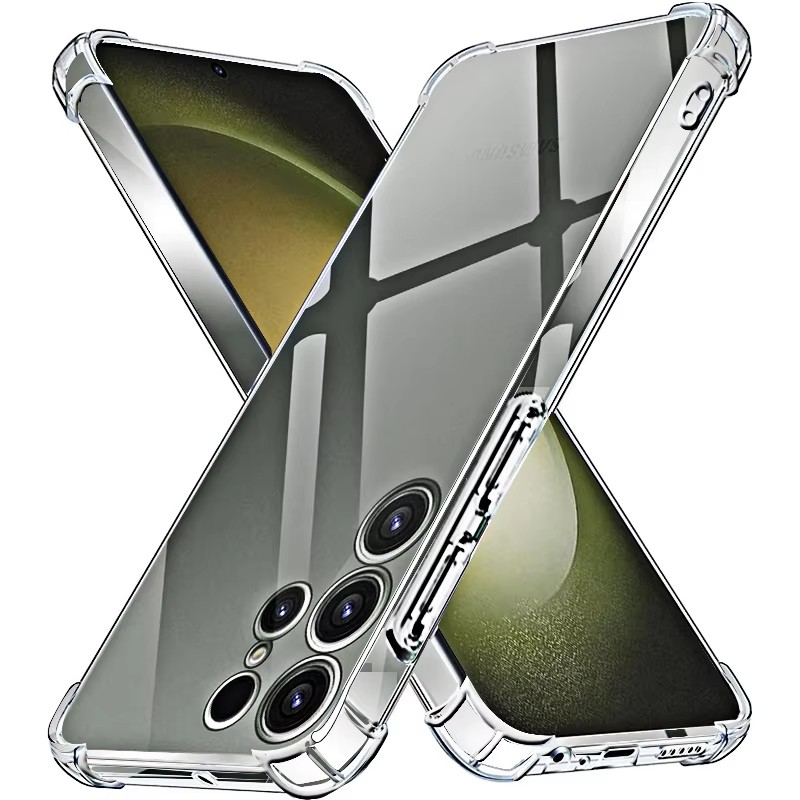 透明なソフトシリコンケース,耐衝撃性,Samsung,s25,s24,s23,s22,s21 ultra,plus,note 20,galaxy s 23,22,21 fe用ケース