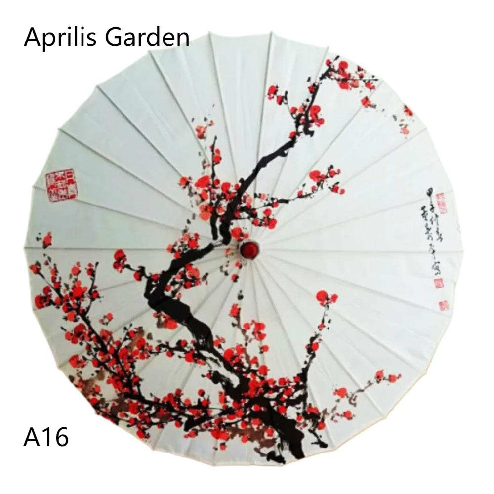 Женский зонт из шелковой ткани, японский зонт с цветком вишни, древний танцевальный зонт, декоративный зонт, зонт из масляной бумаги в китайском стиле