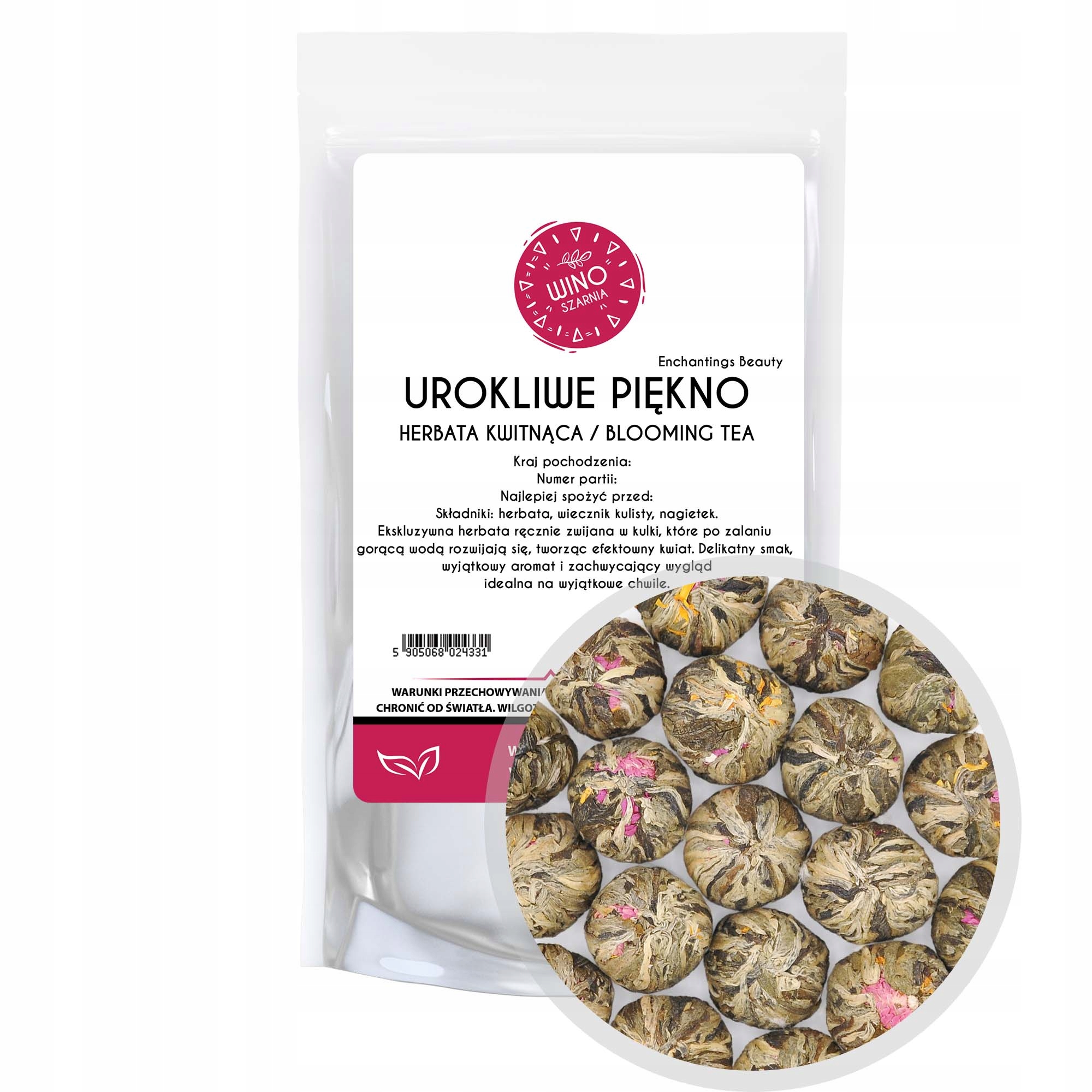 Herbata kwitnąca zielona Urokliwe Piękno - Enchantings Beauty - 3szt 26.00