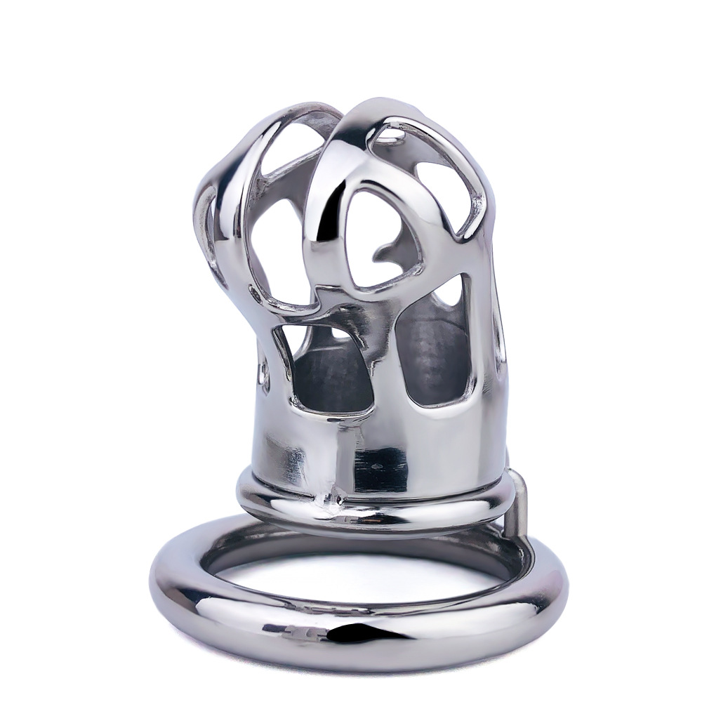 FRKO Hollow Breathable BDSM Male Chastity Cage Stainless Steel Lock Cock Bird Cage BDSM Loyalty of Men Sextoys Gay Ship From USA