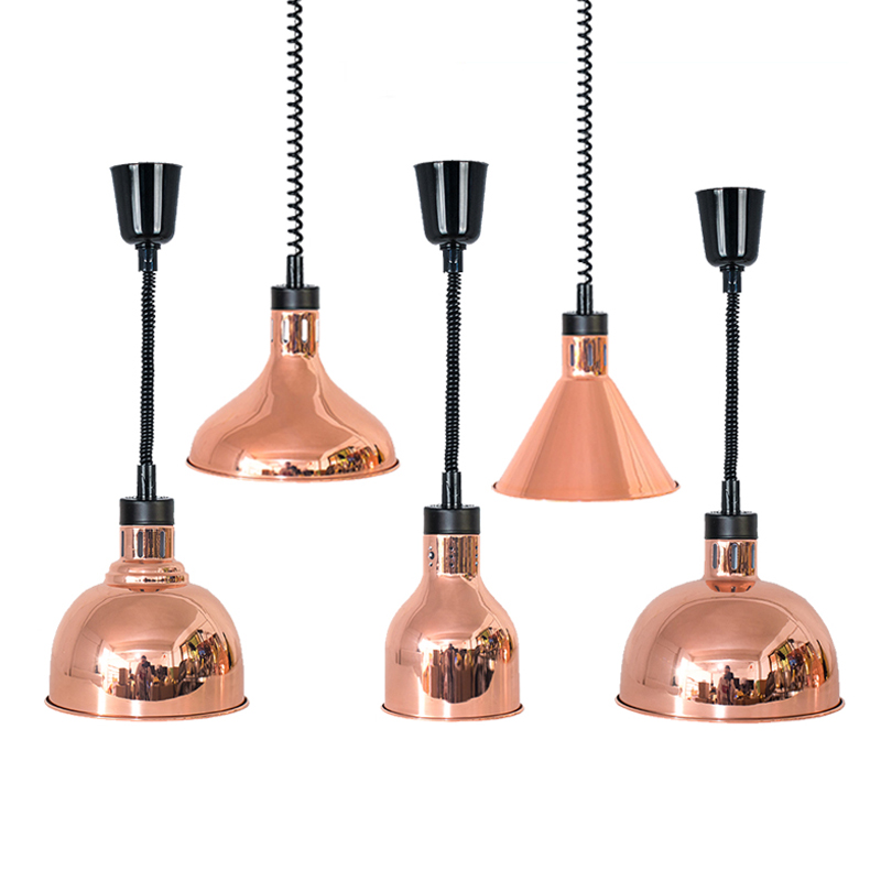 Lampada Telescopica per Mantenimento del Calore degli Alimenti, Lampada Regolabile per Cucina, Lampada Termica Elettrica per Ristoranti e Buffet