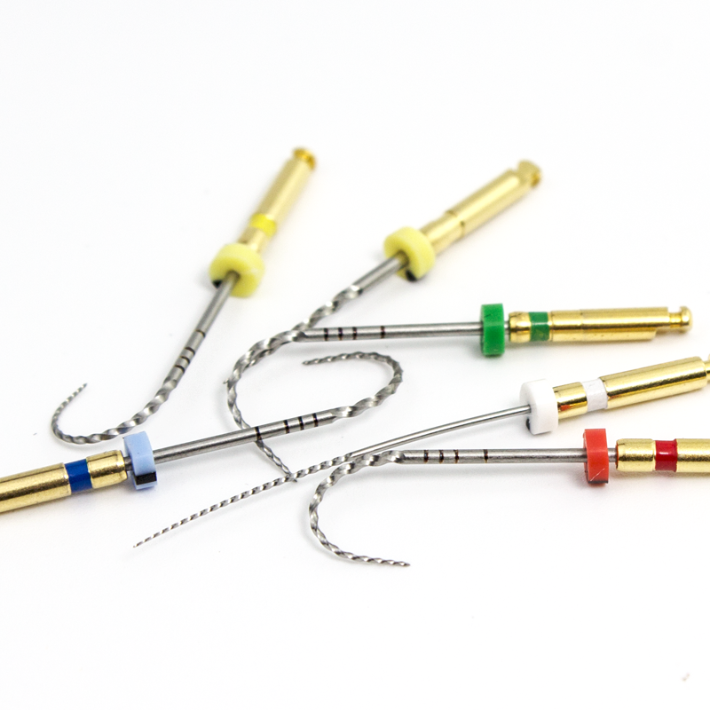 ทันตกรรมแฟ้ม Root Canal TAPER Endodontic แฟ้มทองความร้อนเปิดใช้งานแฟ้มโรตารี่ยืดหยุ่นทันตแพทย์วัสดุ SOCO