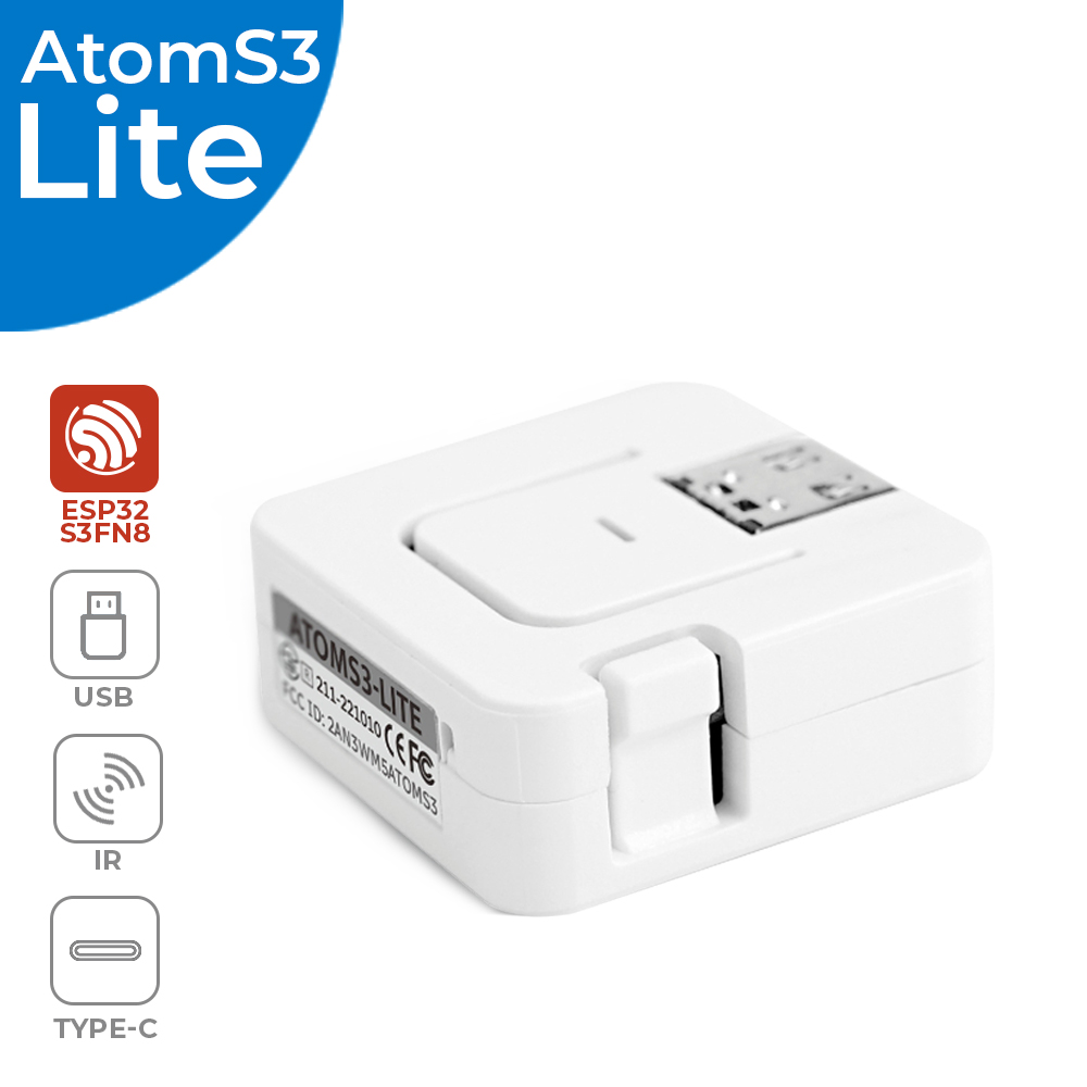 M5Stack officiële ATOMS3 Lite ESP32-S3FN8 ontwikkelkit