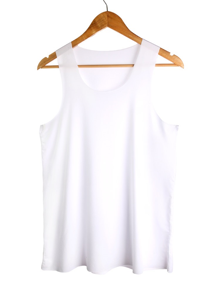 Men's vest Ice Silk seamless fitness summer slim-fit breathable underwear Youth sports hurdle sleeveless undershirt