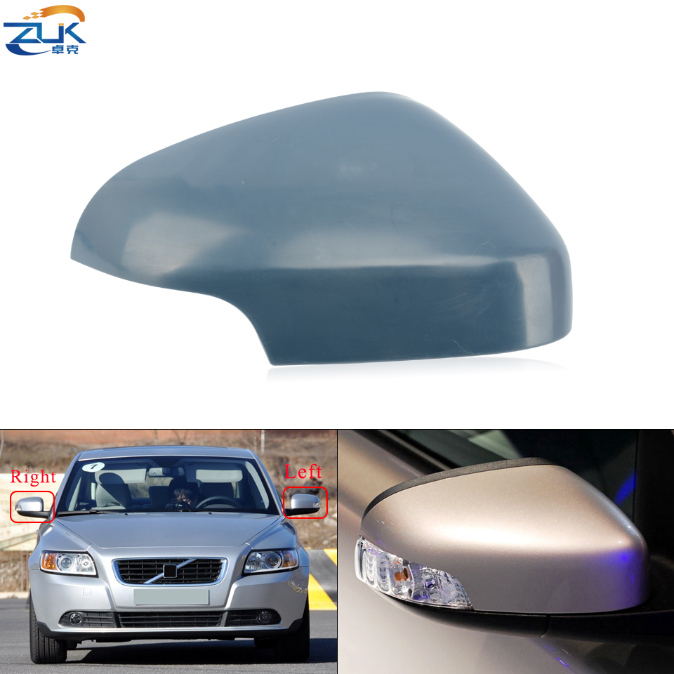 ZUK крышка внешнего зеркала заднего вида для Volvo S40 C30 C70 V50 2007 2008 2009