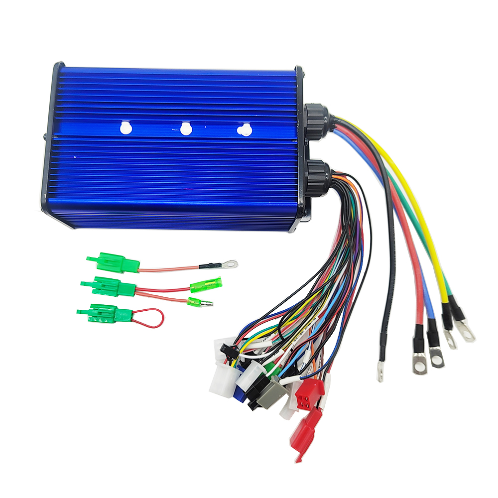 Pengontrol Listrik 2500 3000W 48V 60V 64V 72V 45A 50A 60A Tanpa Sikat Dual-Mode untuk Aksesori Cadangan Sepeda Motor Motor E-bike