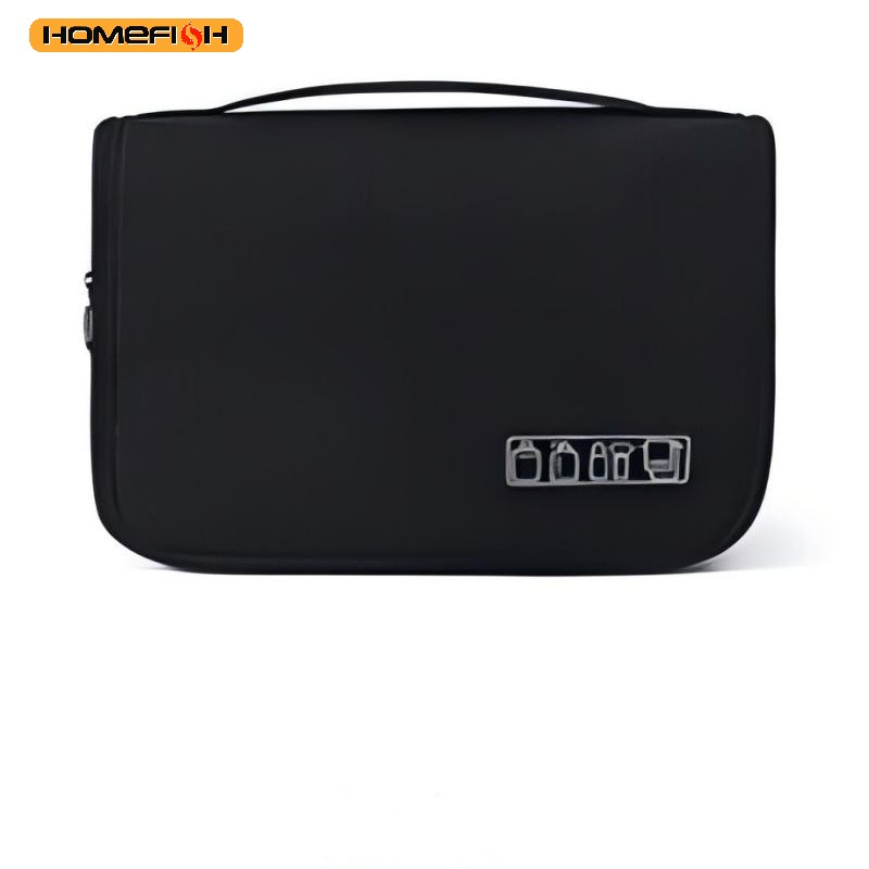 Bolsa de Higiene Pessoal de Viagem Montada na Parede Homefish, Pacotes de Cosméticos e Suprimentos de Banheiro