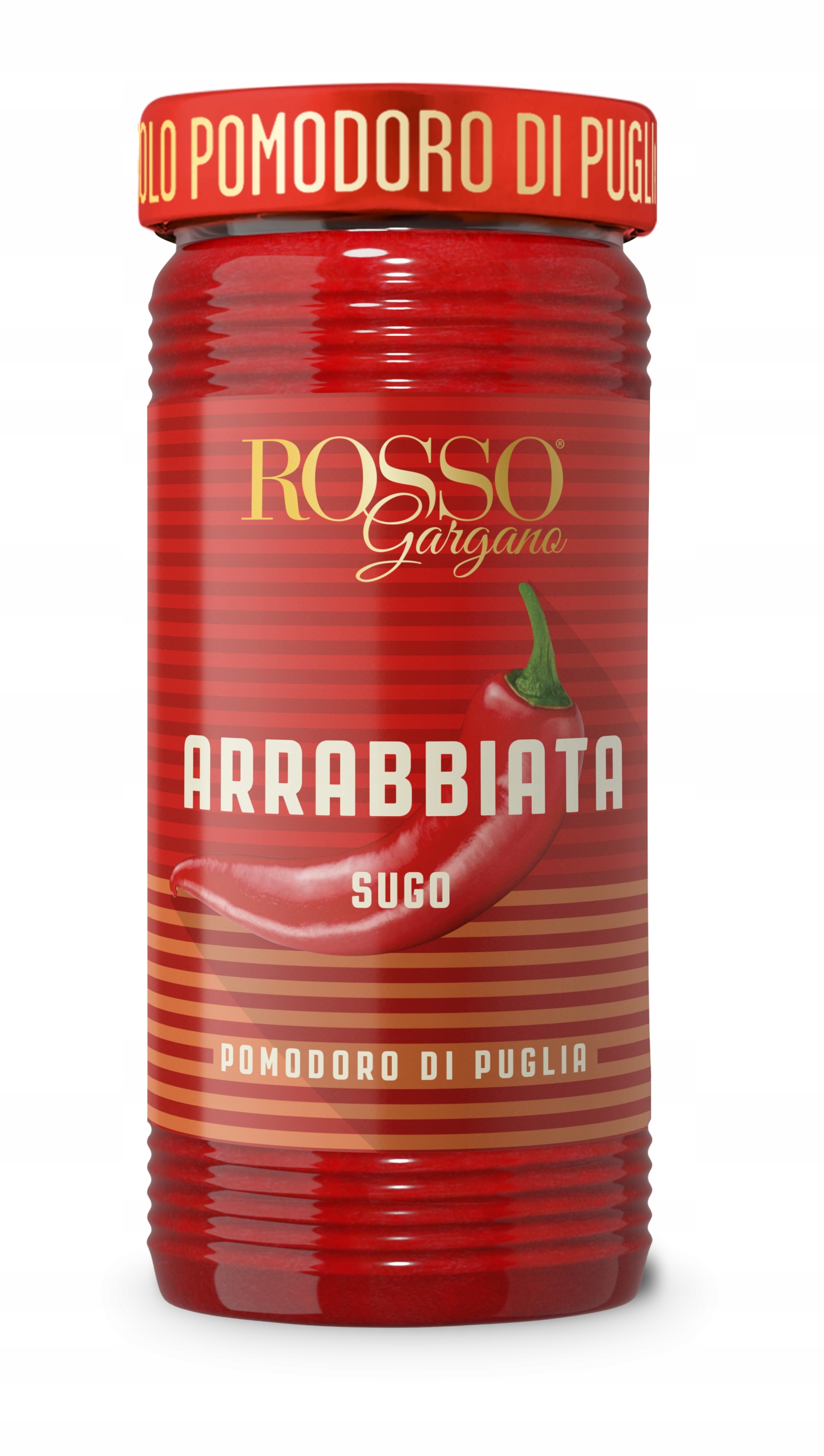 Würzige Tomatensauce Sugo all'Arrabbiata 290g - Rosso Gargano