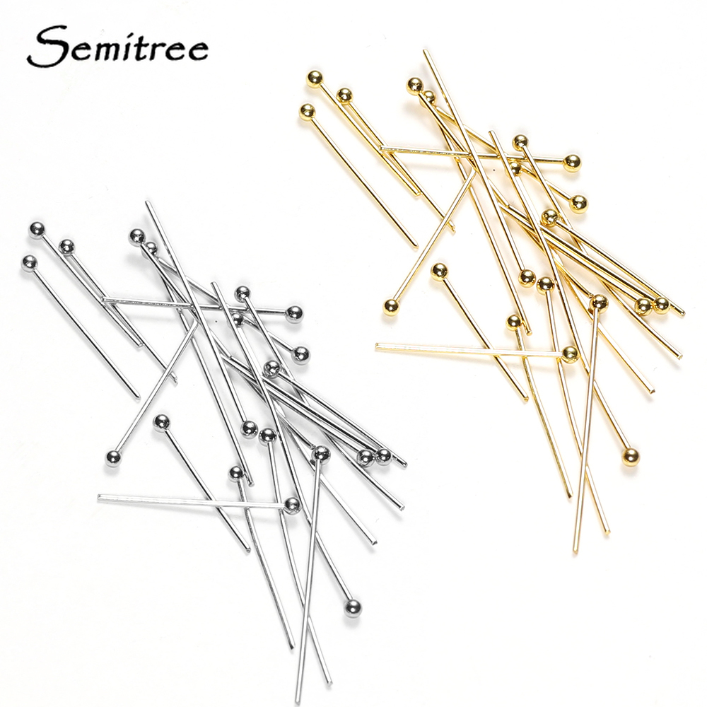 50 ชิ้น 0.6 มิลลิเมตรสแตนเลสสตีลน้ําทองหัว Pins DIY ต่างหูผลการค้นหาสําหรับงานฝีมือทําด้วยมือลูกปัดเครื่องประดับทํา 20/30 มิลลิเมตร