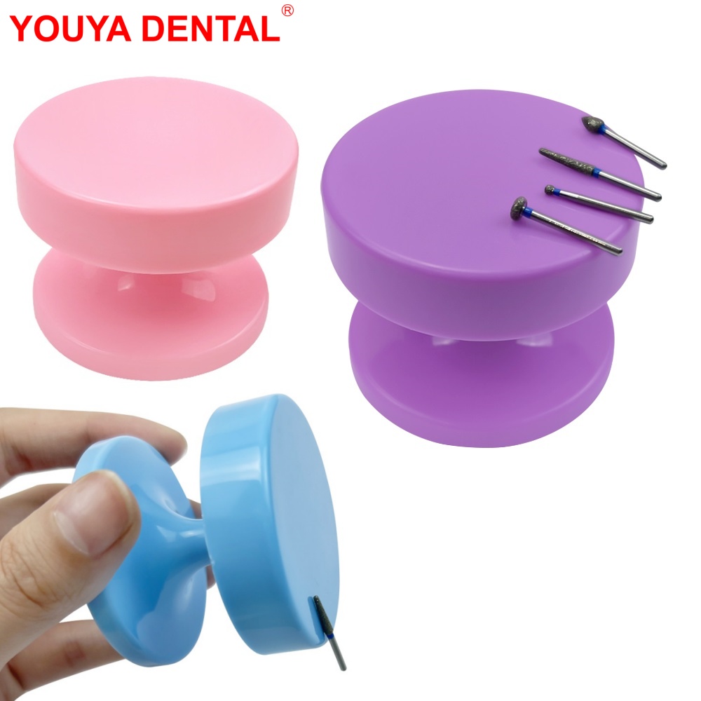 Soporte magnético para fresa Dental, caja de Cupule, brocas para pulir, placa de succión magnética, bandeja, estante, organizador de almacenamiento de herramientas de ortodoncia, 1 Uds.