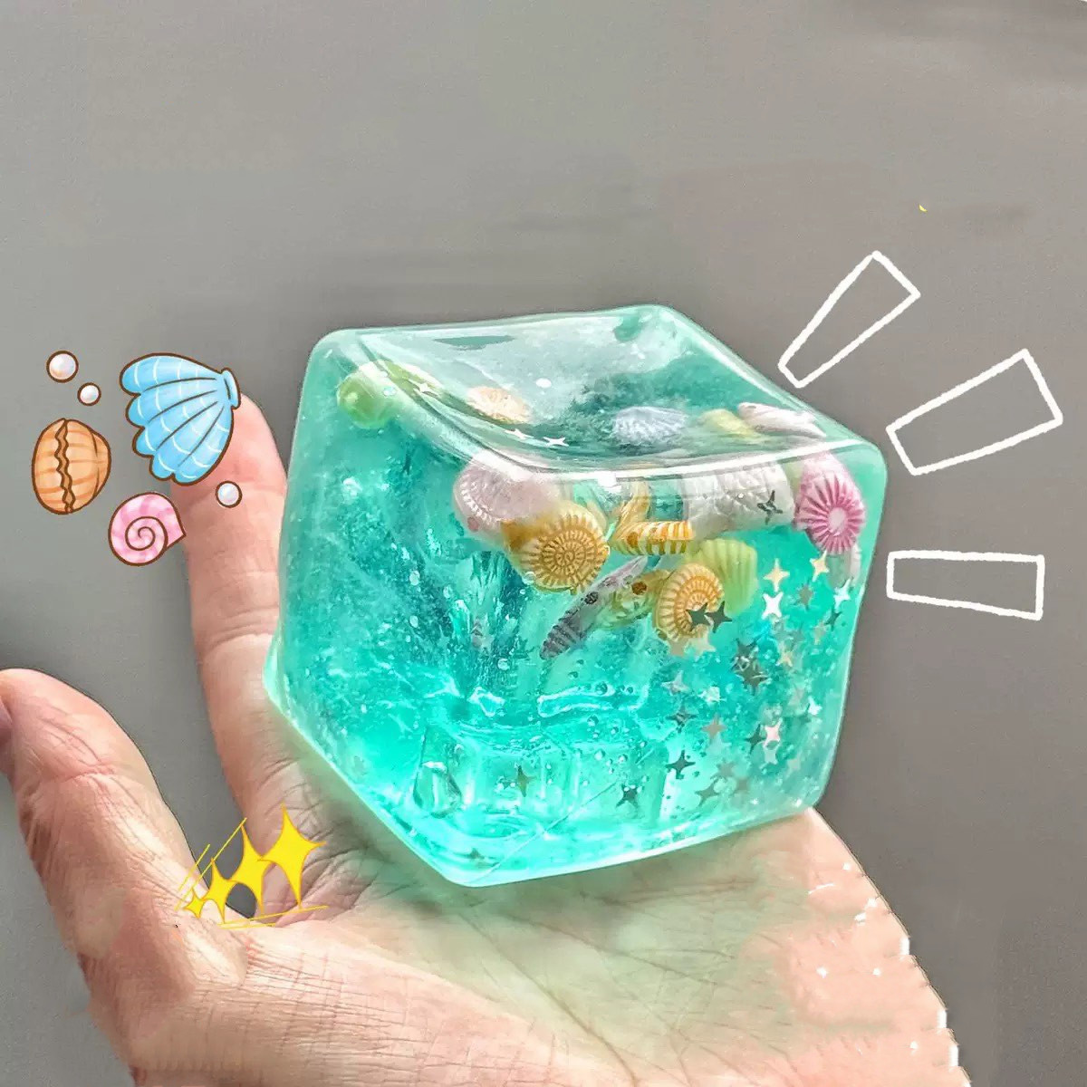 Volwassenen Squishy Ocean Blocks Stressballen Autisme Zintuiglijk Speelgoed Stress Angst Verlichting Fidget Speelgoed Maltose Waterbal Geschenken Bulk
