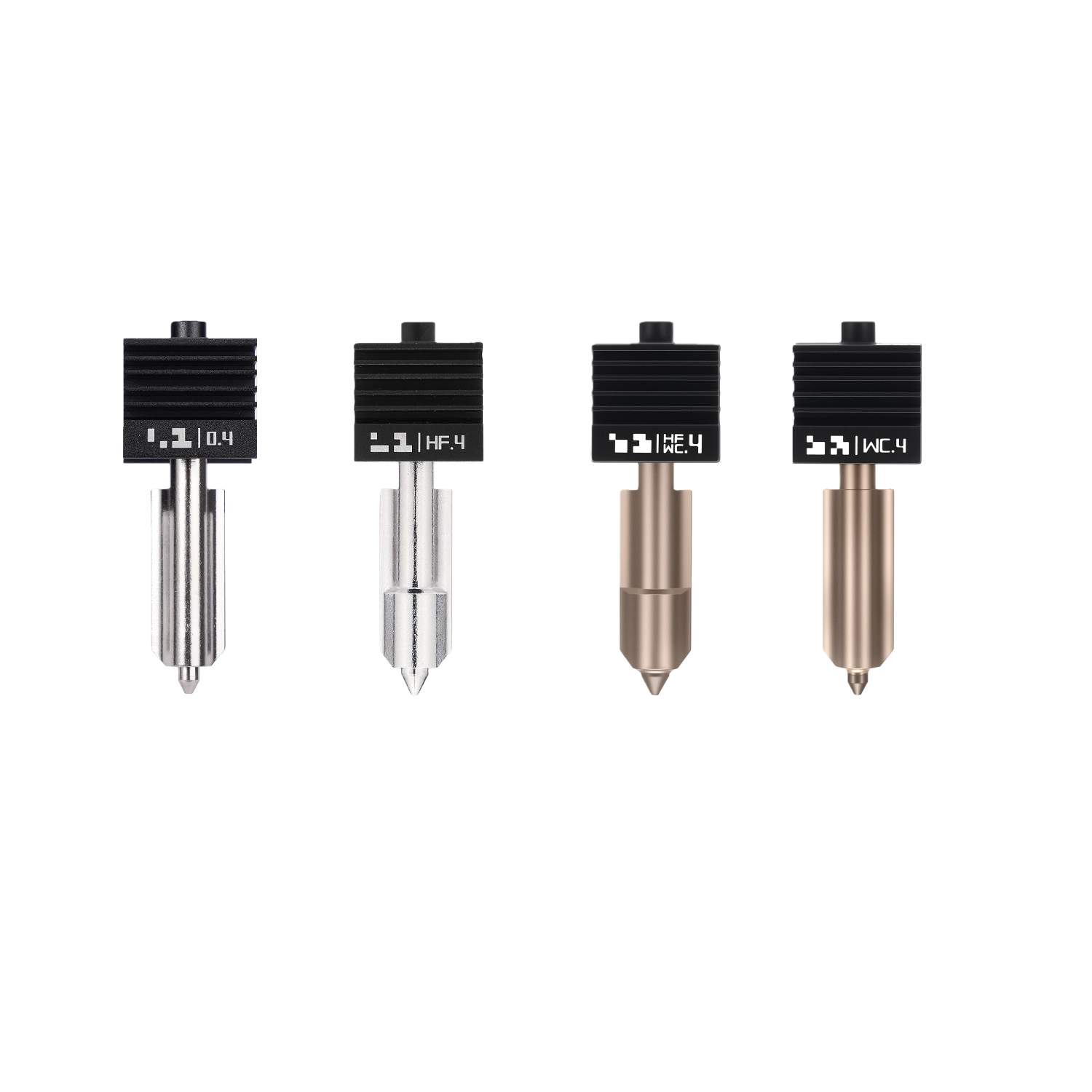 Für Bambu Hotend H2D Düse für P2S/H2D Laser Gehärteter Stahl Hot End Quick Swap Düse für Bambu H2D/P2S 3D Drucker Teile