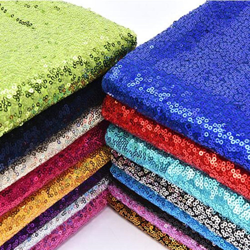 ใหม่ Glitzy เย็บปักถักร้อยเลื่อมผ้าวัสดุทองเงิน Sparkly ผ้าสําหรับเสื้อผ้าทํางานปาร์ตี้ตารางครอบคลุมตกแต่ง