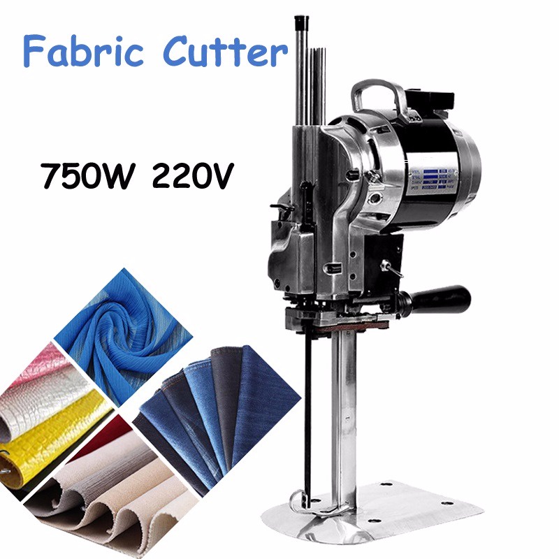 Machine de découpe industrielle, couteau de 10 pouces, 750W-220V-