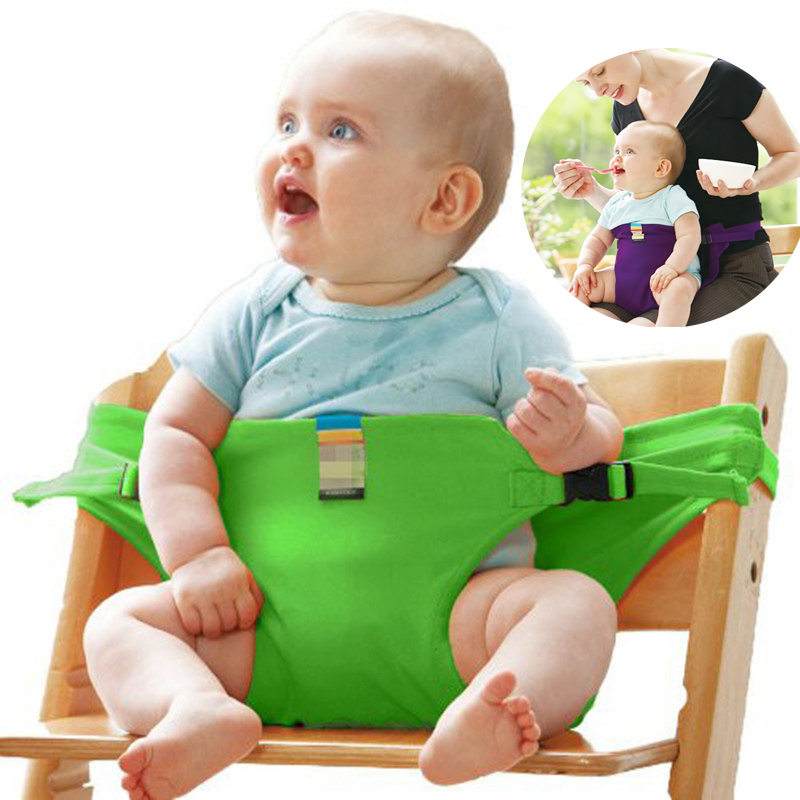 Bebê Jantando Cadeira Cinto De Segurança Portátil Baby Feeding Chair Belt Viagem Crianças Cadeira De Jantar Arnês Cinto De Segurança Acessórios Do Bebê
