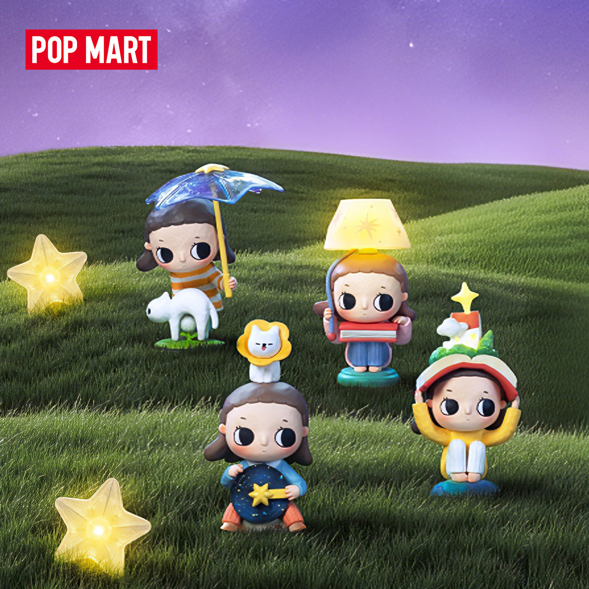 POP MART Nyota We are All Stars Series Фигурки Фигурки Слепая коробка 1 шт./12 шт. Тайная коробка