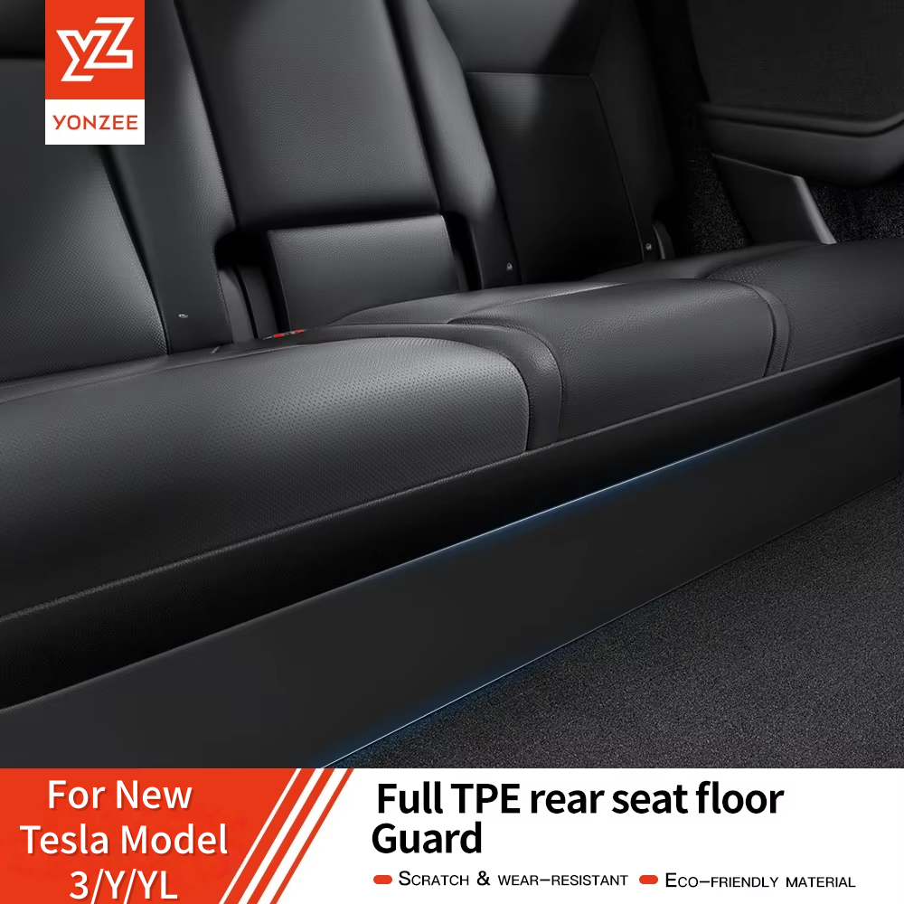 Защитный коврик YZ для заднего сиденья Tesla Model 3/Y/YL Highland Juniper 2026, защита от ударов и грязи, автомобильные аксессуары