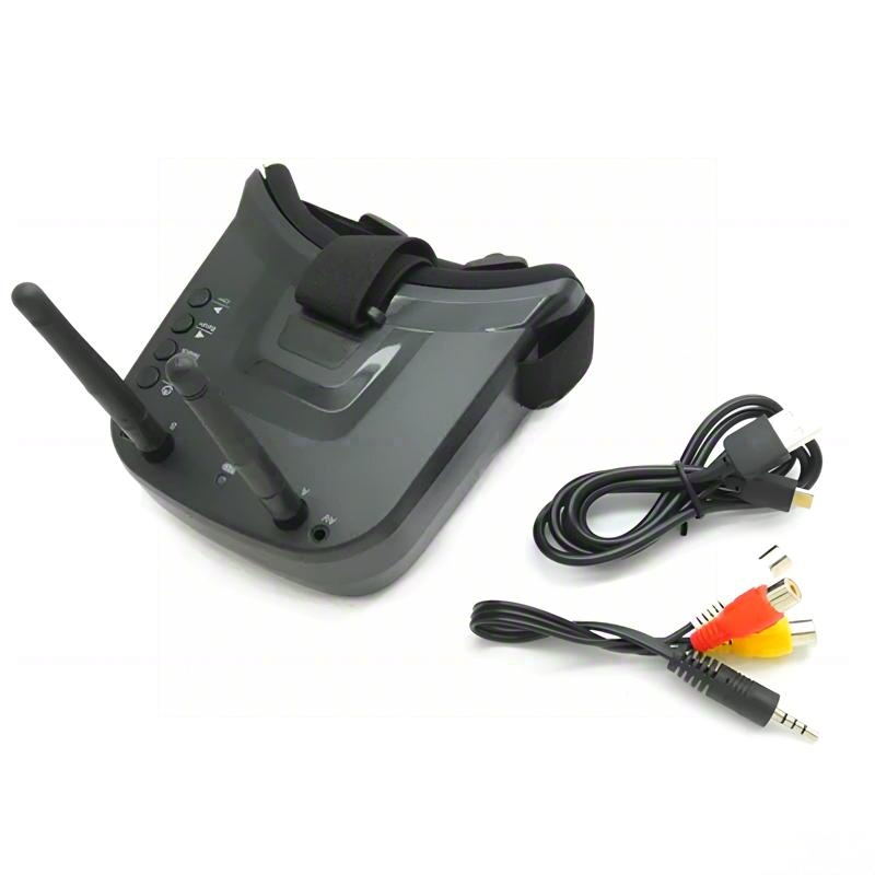 5.8G Goggles VR009 with 3Inch Screen Antennas 40CH Built-in Battery Video Headset Analog Camera Transmitter