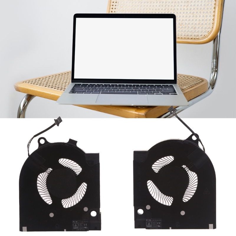 Effective 12V CPU GPU Cooling Fan for 3070RTX Laptops Cooler Fan Advanced CPU Cooler Cooling Fan Heat Sink Fans F19E