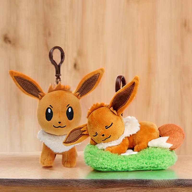 Boneka Pokemon Eevee Umbreon Espeon Asli, Gantungan Tas Sekolah, Gantungan Ransel, Gantungan Kunci, Boneka, Hadiah Ulang Tahun Natal