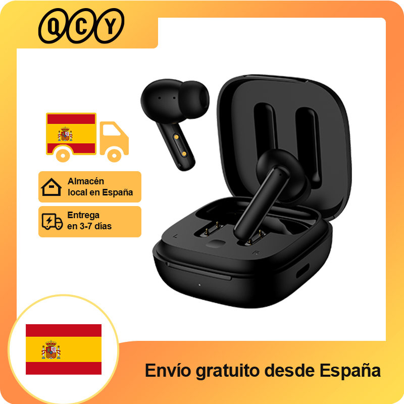 QCY-auriculares inalámbricos T13 ANC, cascos con Bluetooth 5,3, TWS, ANC, cancelación de ruido, 4 micrófonos, ENC, intrauditivos, manos libres