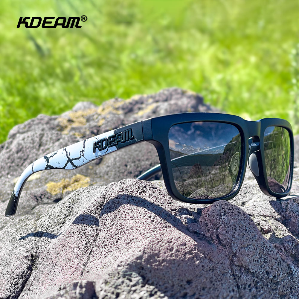 Occhiali da Sole Polarizzati Unisex KDEAM Multicolore per Pesca e Guida all'Aperto Solo Occhiali da Sole per Uomo e Donna