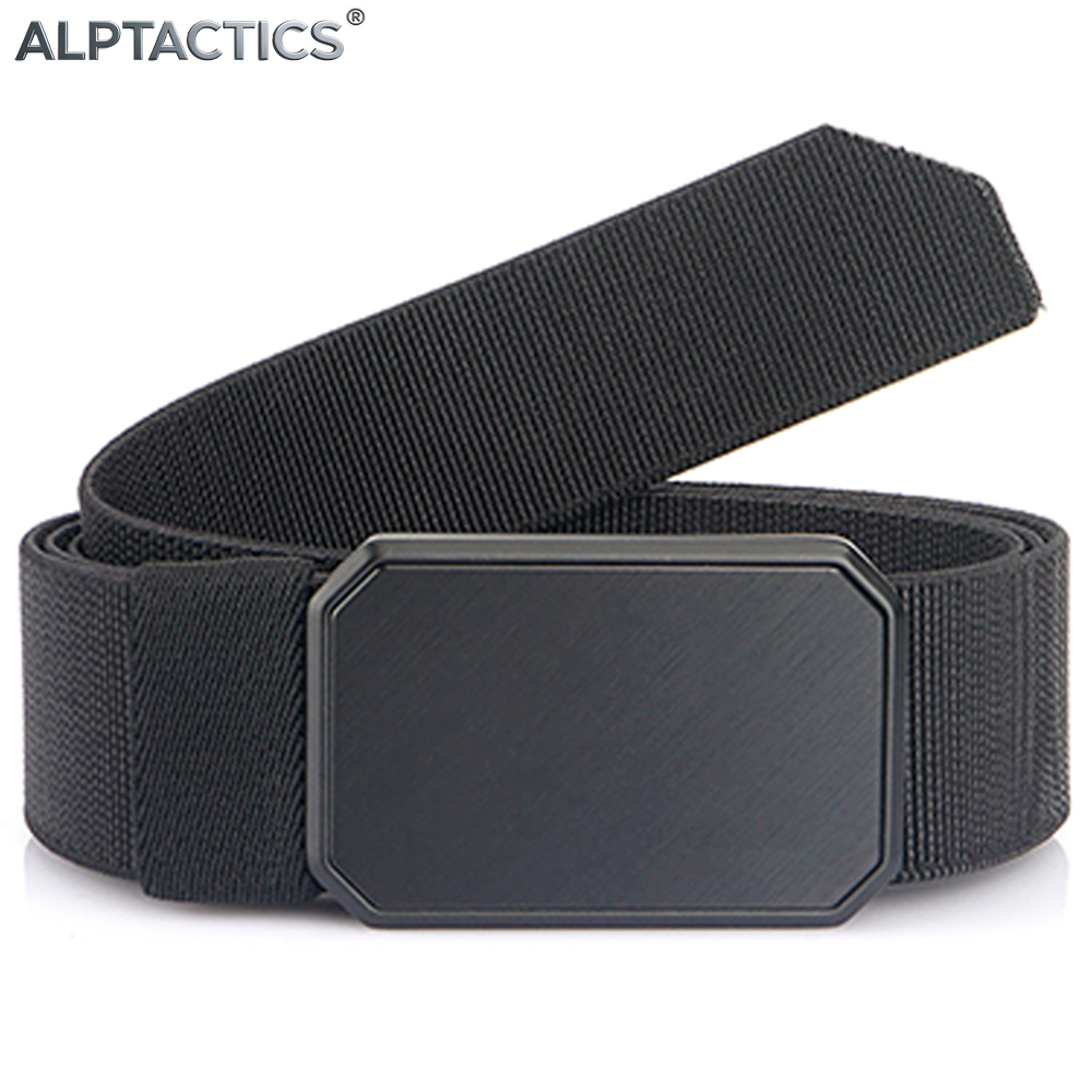 ALPTACTICS Magnetyczny Elastyczny Pasek Męski Klamra ze Stopu Szybkie Zwalnianie Unisex Cienki Pasek 35mm Pasek Męski Damski do Jeansów Pas Biodrowy