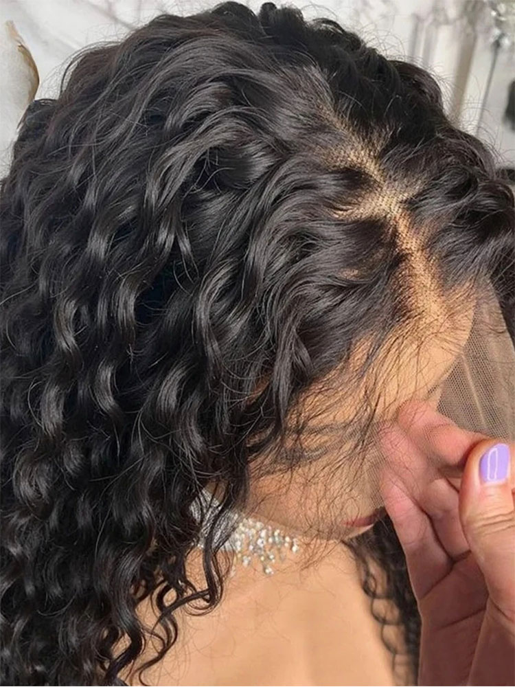 Peluca frontal de encaje transparente HD Jerry Curly 13x4 13x6, pelucas frontales de encaje rizado, peluca de cabello humano, peluca rizada larga de 40 pulgadas, 250% de densidad