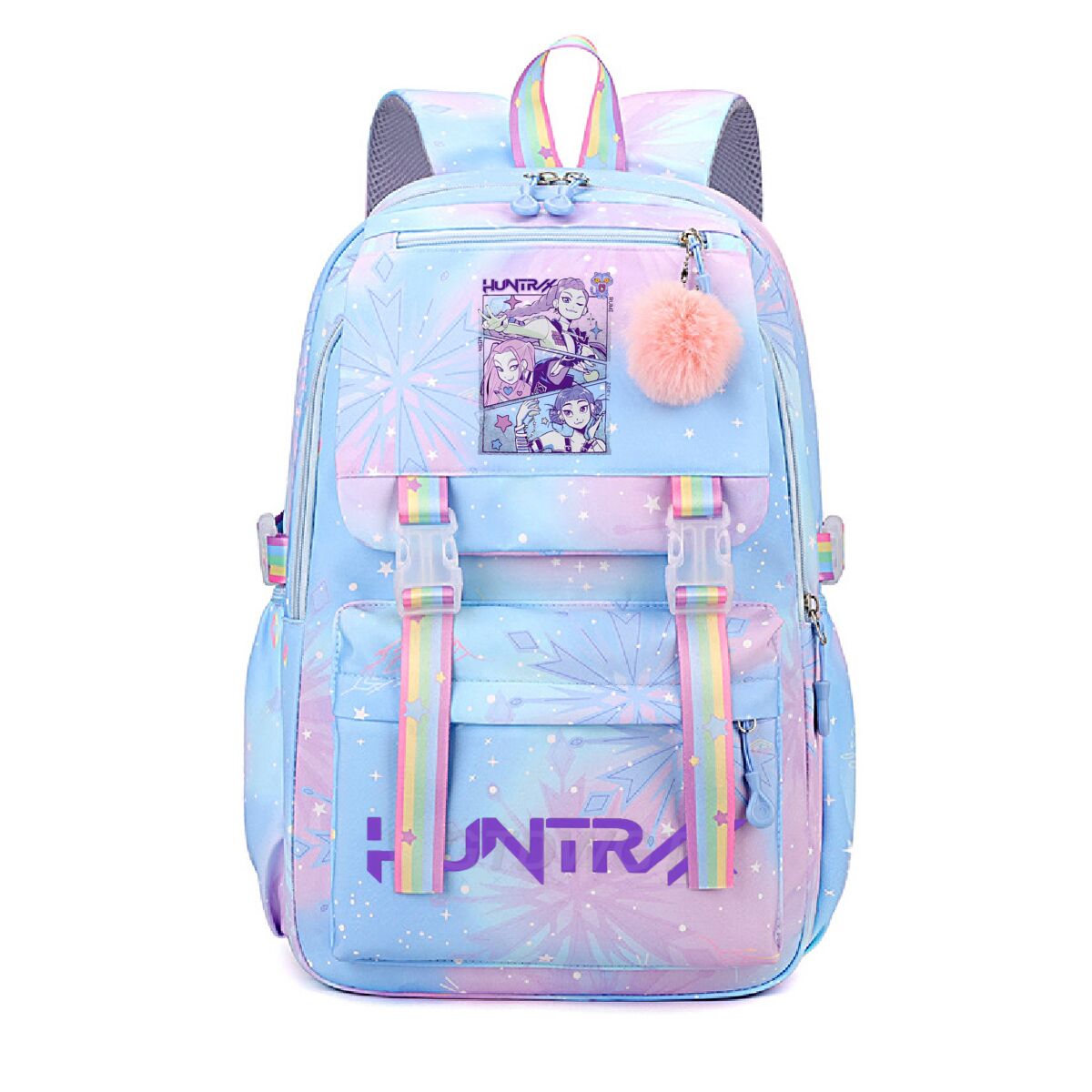 Kpop Demon Hunters Huntrix Graphic Schoolbags  Children Teeneger School Backpack Fashion Backpack Women Shoulder Bag
