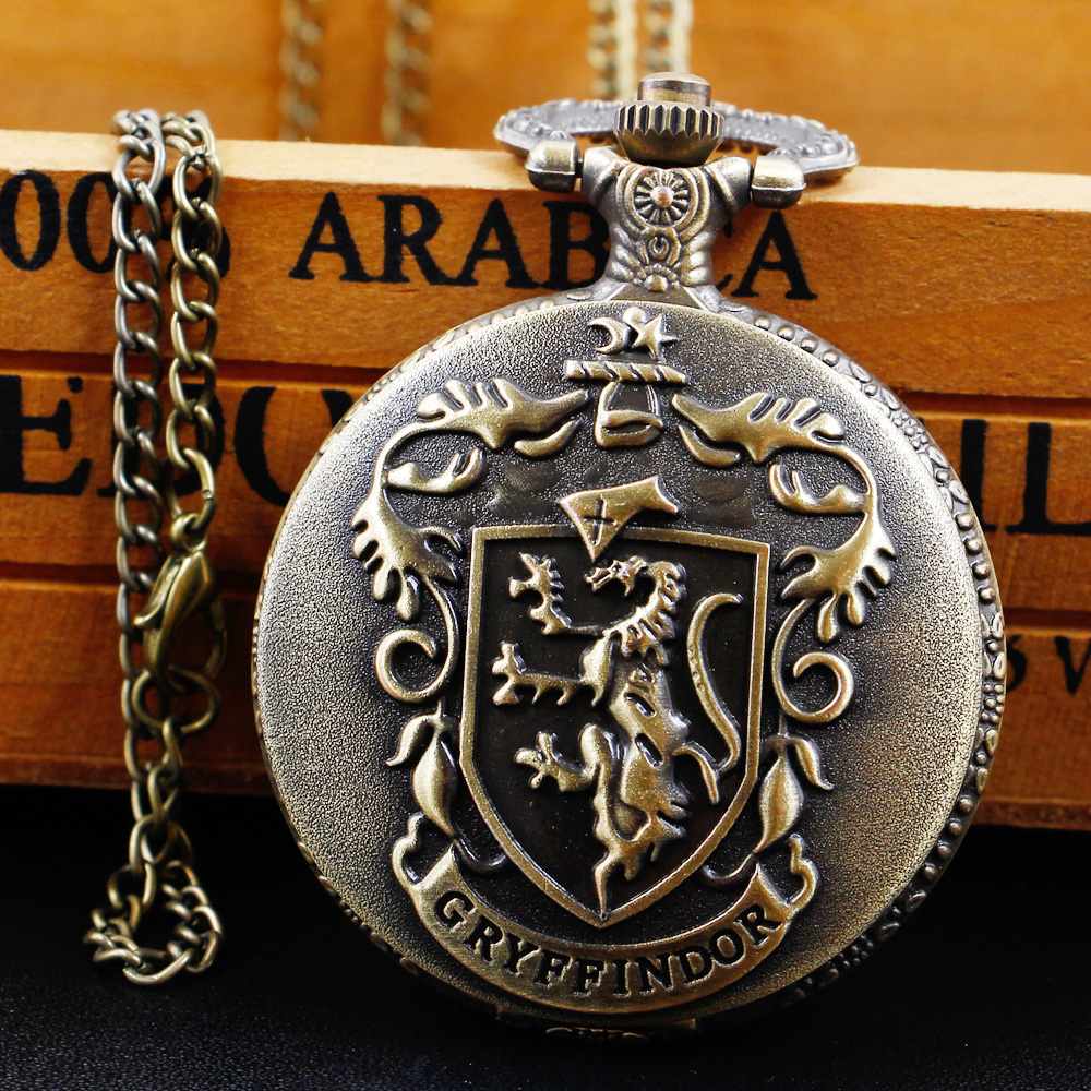Reloj de bolsillo de cuarzo con diseño de tema de película famosa, reloj colgante Vintage, relojes de cadena portátiles nostálgicos, regalo para hombres y niños
