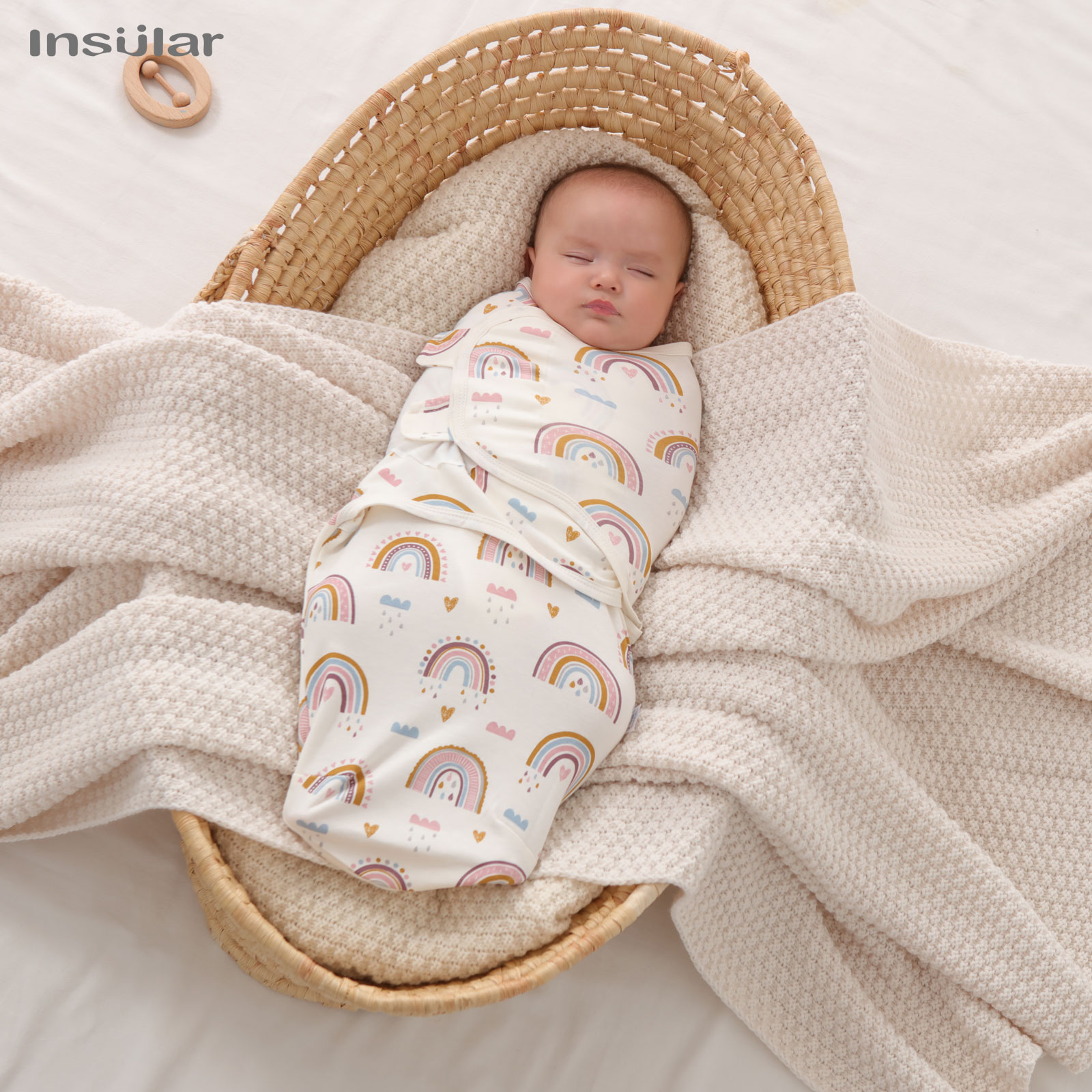 Insular 1pc bebê swaddle envoltório macio casulo cobertores do bebê recém-nascido swaddle envoltório infantil cobertor quente cobertor de cama do bebê