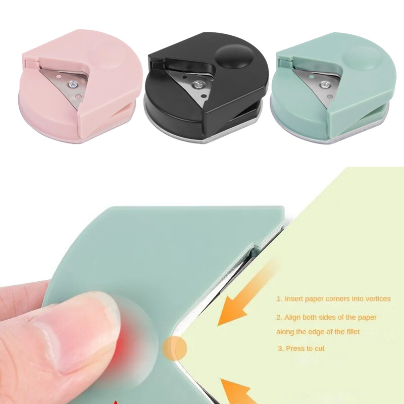 Coupe-papier rond d'angle R4, 2/1 pièces, poinçon pour cartes, découpe de photos, bricolage, outils de Scrapbooking artisanaux
