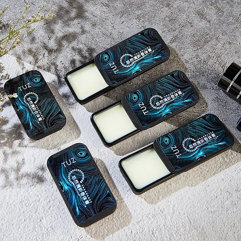 Fragancias sólidas pequeñas para hombres y mujeres, Perfume sólido, fragancia Natural, desodorante corporal, estuche portátil, bálsamo sólido