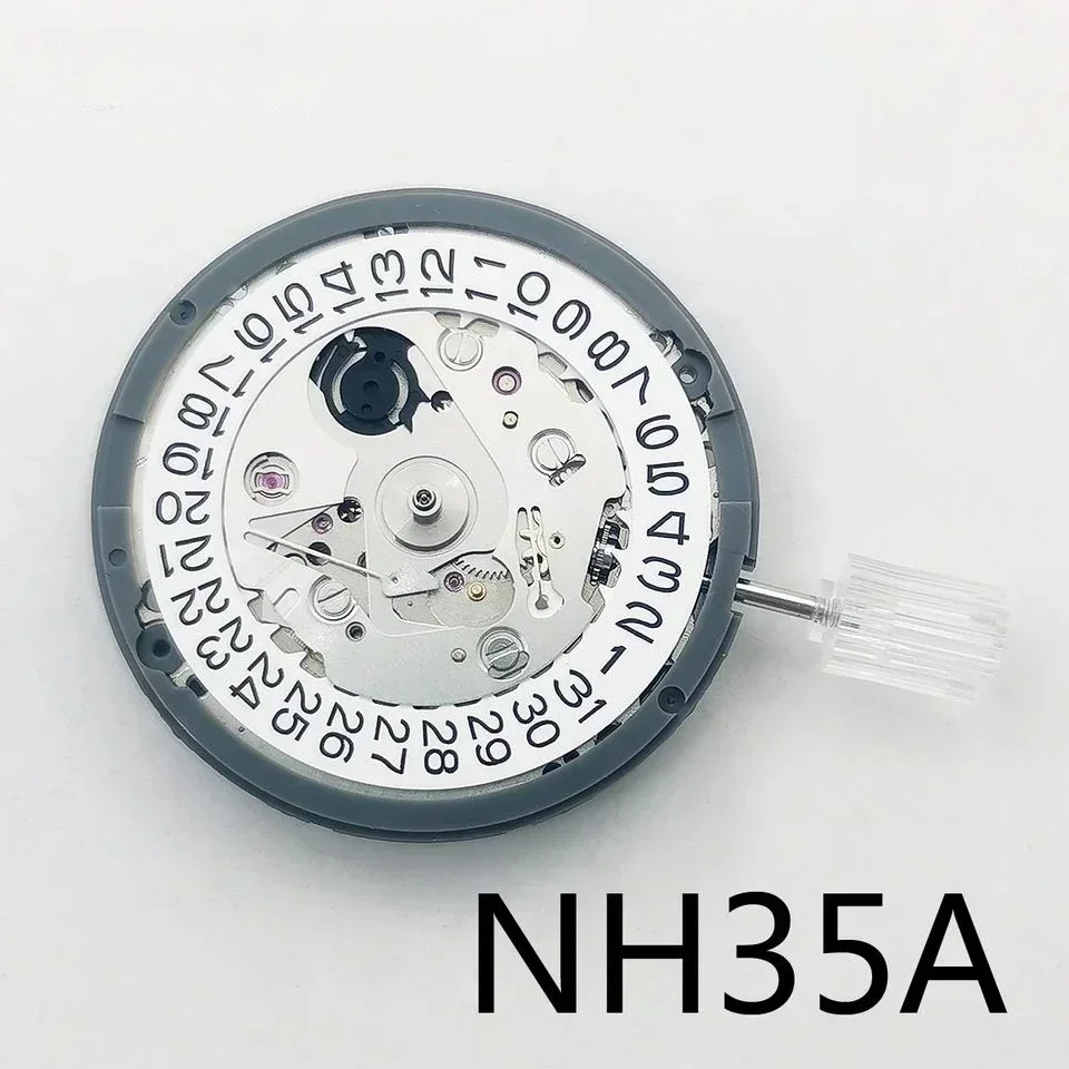 NH35A Механический механизм премиум-класса NH35 на 3,8 на 6, колесо даты, 24 камня, автоматический автоподзавод, высокая точность, замена Movt
